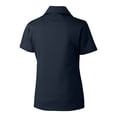 thumbnail image 3 of Women's Cutter & Buck  Navy Scranton Wilkes-Barre RailRiders CB DryTec Genre Textured Solid Polo, 3 of 3