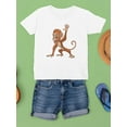 thumbnail image 3 of A Happy Monkey T-Shirt Juniors -Image by Shutterstock,  x-Small, 3 of 4