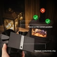 thumbnail image 5 of Heat Powered Stove Fan 6 Blade Log Wood Burner Fan Mini Fireplace Fan for Wood Burning Stove, 5 of 7