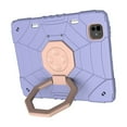 thumbnail image 2 of for iPad Air 11 2024 Hybrid Kids Case with Stand & Pencil Holder, Luxury PC + Silicone Heavy Duty Protection Shockproof Rugged Case Cover for iPad Air 11 2024 - Purplegold, 2 of 5