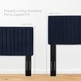 thumbnail image 2 of Modway Keira Performance Velvet King/California King Headboard in Midnight Blue, 2 of 7