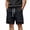 #01 Black 【Mix & Match: Stock Up on Your Favorite Colors】, variant on Men's Solid Zipper Pocket Workwear Shorts, Adjustable Drawstring Elastic Waist Elastic Leg Cuff Storage Pockets for Outdoor Construction Daily | TruHer,Black L