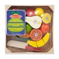 thumbnail image 1 of Melissa & Doug Cutting Fruit Set - Wooden Play Food Kitchen Accessory, Multi, 1 of 6