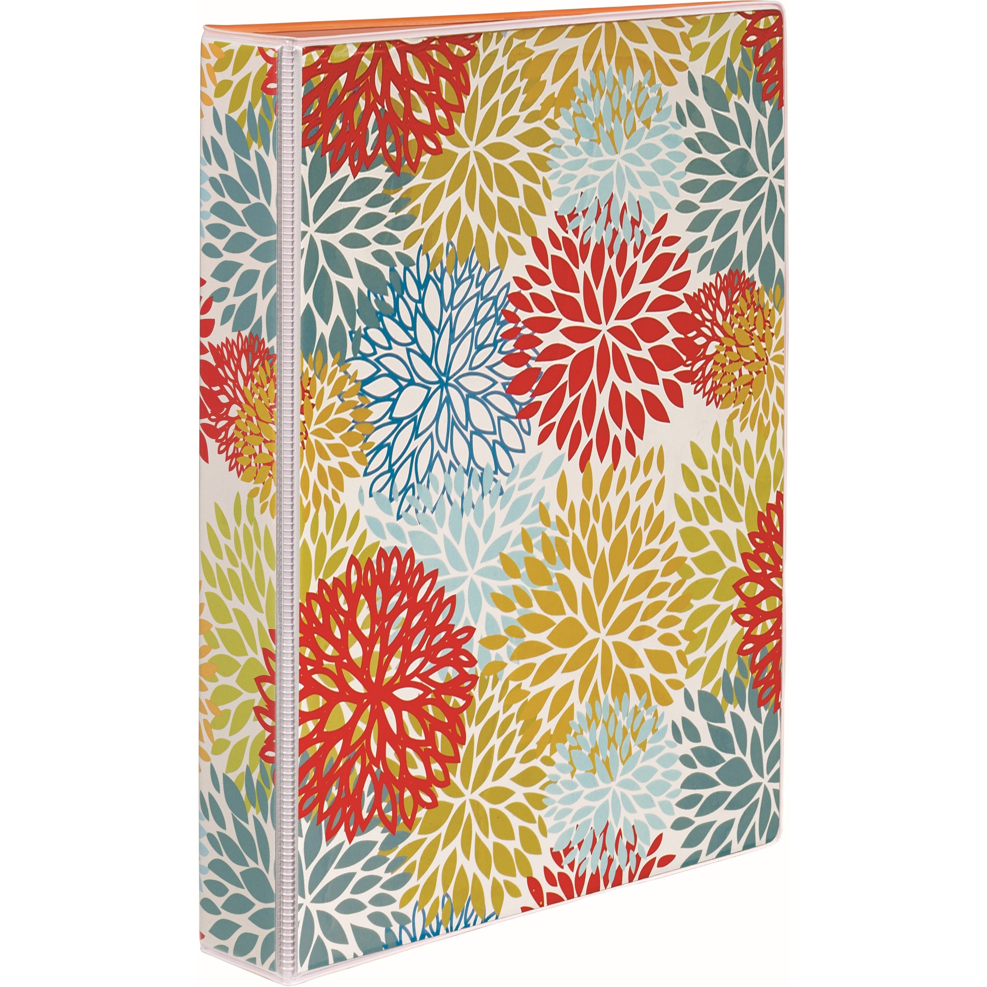 Avery�� Mini Durable Style Binder, 1' Round Rings, 175-Sheet Capacity, 5-1/2' x 8-1/2' , Bright Floral, (18447)