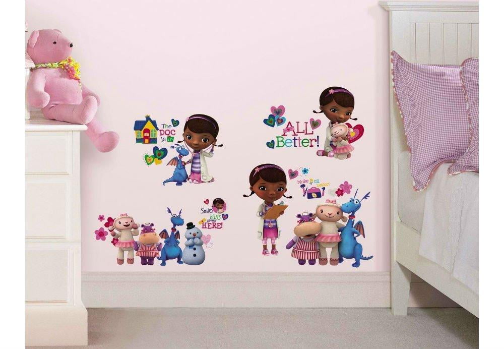 27-New-DOC-MCSTUFFINS-WALL-DECALS-Disney-Bedroom-Stickers-Girls-Toy-Room-Decor