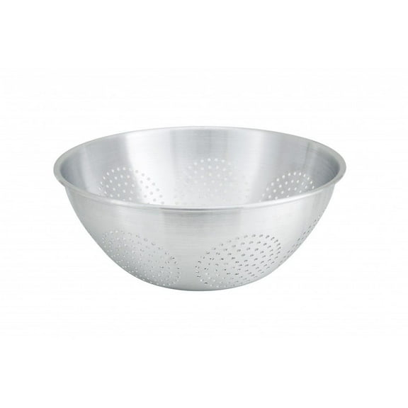 Winco ALO-12, 12-Quart Aluminum Colander without Handle and Base