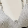thumbnail image 3 of Viluyesy Womens Medium Support Sports Bras, Cotton Breathable Comfort Fitness Yoga Workout Underwear Gray Free Size, 3 of 4