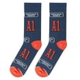 thumbnail image 6 of Crazy Socks A1 Steak Sauce Fun Print Novelty Crew Socks for Men, 6 of 6