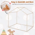 thumbnail image 3 of Spaco Kid's Play Tent with Washable Cotton Mat and Flag Banner, Play House for Kids Ages 3-10, Ideal Gift Option for Kids, Orange, 3 of 3
