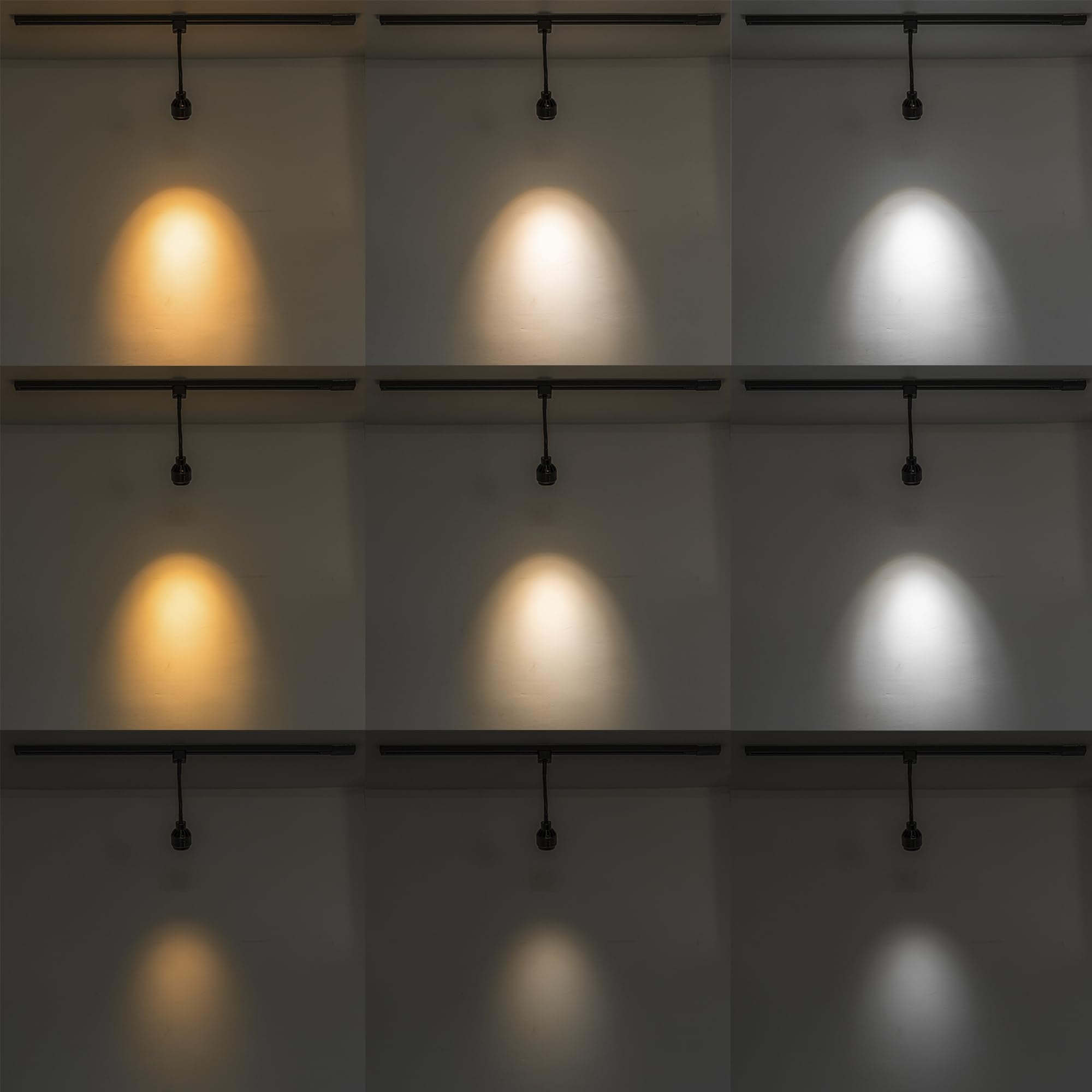 KAYYELAMP Juno System Adjustable Angle Flexible Track Lighting 7W Dimmable Remote Spot Light Vintage Design Focus Lighting for Wall Painting Gallery Loft