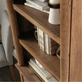 thumbnail image 2 of Sauder Palladia Engineered Wood and Metal 3-Shelf Bookcase in Wind Oak, 2 of 6