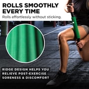 THERABAND Roller Massager+, 19-21 Retractable Muscle Massage Stick for Full-Body Use, Deep Tissue & Trigger Point Self-Massage, Portable Handheld Fascia Release Tool for Runners, Athletes