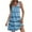 Blue, variant on LYXSSBYX Boho Dresses for Women 2024 Women's Casual Sundress With Pockets Summer Boho Beach Dress Floral T-Shirts Dress V Neck Loose Tank Dresses