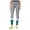 Grey - heathergreybrightwhitejunebug, variant on Energie Womens Claire Stripe Yoga Pants