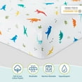 thumbnail image 5 of Wildkin Kids 100% Cotton Flannel Sheet Set for Boys and Girls - Toddler (Jurassic Dinosaurs), 5 of 7