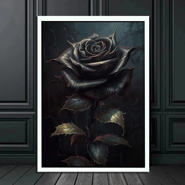 Póster de pared de arte de la Academia oscura, Victoria Crow, bruja, fantasma, decoración de fondo de Halloween, impresión de imagen gótica, pintura en lienzo