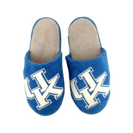 Comfy Feet Kentucky Wildcats Slippers - NCAA Kentucky Wildcats Men's Team Big Logo Slippers Extra Large (13-14)