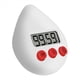 thumbnail image 2 of Reloj de BañO Digital Reloj de Ducha una Prueba de Agua Temporizador Temperatura Humedad Temporizador de Cuenta Regresiva Visual Reloj de Pared Blanco, 2 of 5