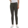 thumbnail image 2 of Pantalones vaqueros elásticos ajustados de tiro medio de colores con bolsillos reales completos de algodón 98 % para mujer (regular y grande) Olive4 Short, 2 of 5