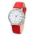 thumbnail image 1 of Reloj de pulsera de cuarzo analógico de cuero dorado cristalino para mujer a la moda Wmkox8yii gfajkfgbkjabf1684, 1 of 1