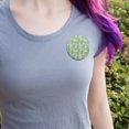 thumbnail image 2 of Palm Tree Leaves Pinback Button Pin, 2 of 5