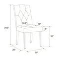 thumbnail image 4 of Chaise de salle à manger Parsons Jane, DHP, 4 of 8