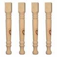 thumbnail image 2 of Osborne Husky Farm Dining Table Legs in Knotty Pine (Set of Four), Replacement Table Legs for Dining Table or Desk, Unfinished Wooden Posts, Sanded and Ready to be Stained, 2 of 4