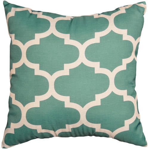 Mainstays Fretwork Decorative Pillow, 18"x18", 1 pc