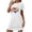 White, variant on Xfvqtps Valentine's Day Nightgown for Women Plus Size Watercolor Love Print Colorful Short Sleeve Crew Neck Solid Color Lightweight Soft Comfortable Pajamas Black