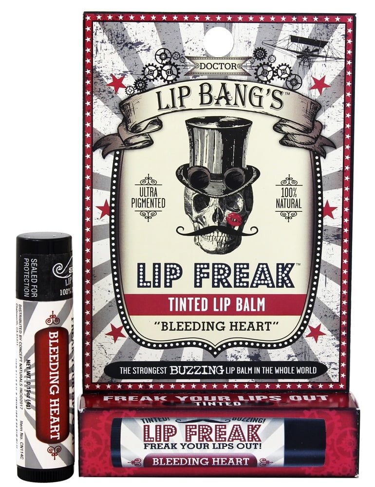 Dr. Lip Bang's 100 Natural Lip Freak Tint Lip Balm Bleeding Heart