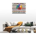 thumbnail image 4 of At In This Office Wall Art Inspirational Wall Art for Office Motivational Quotes Pictures Canvas Painting Print Teamwork Wall Art We Are A Team Wall Decor Framed for Modern Office Artworks 12x16in, 4 of 6