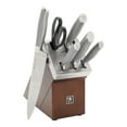thumbnail image 1 of HENCKELS Modernist 7 Piece, Knife Block Set, Brown, 1 of 3
