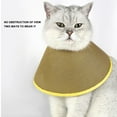 thumbnail image 3 of Cat Recovery Collar Prevent  Cat Cone Collar Licking Changeable Breathable Woven Mesh Cat Cone Collar for Cats Kittens Pets Dogs Pet Post Surgery Collar, 3 of 8