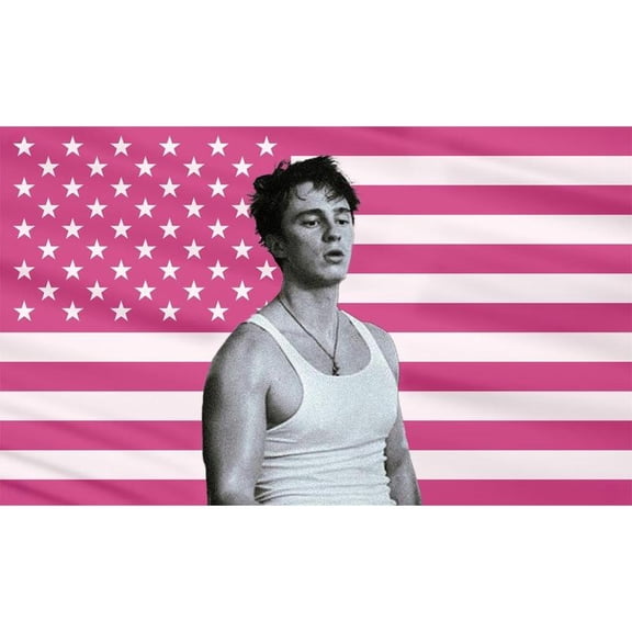 crusmary Drew Starkey Flag Tapestry Poster Wall Hanging Banner Art Aesthetic Poster For Dorm Bedroom Living Room Office Party Decor 40x60in