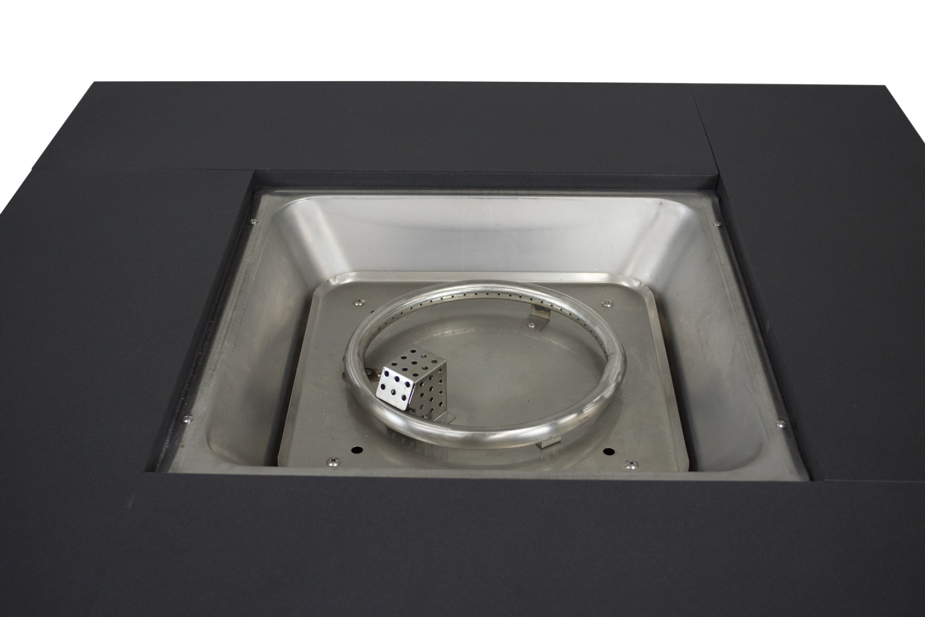 Pleasant Hearth Ofg901t Montreal 38 Matte Black And Stainless Steel Pleasant Hearth Ofg901t Montreal 38 Matte Black And Stainless Steel Gas Fire Pit Table Com