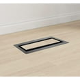 thumbnail image 1 of Zion 3" x 10" Flush Mount Floor Register Matte Black, 1 of 6