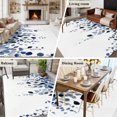 thumbnail image 5 of 5x7 Area Rugs for Living Room, Navy Blue Eucalyptus Leaves Non Slip Area Rugs for Kitchen Bedroom Entryway, Watercolor Summer Botanical Washable Carpet Runner Rug Floor Mats for Bedroom Home Decor, 5 of 9