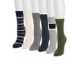 thumbnail image 3 of Muk Luks Women's Crew Boot Socks, 6-Pack, Fits Shoe Sizes: 6-10, 3 of 4