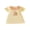 Yellow, variant on Toddler Baby Girl Easter Dress Puff Short Sleeve Doll Collar Bunny Embroidery A Line Dress 1-5Years