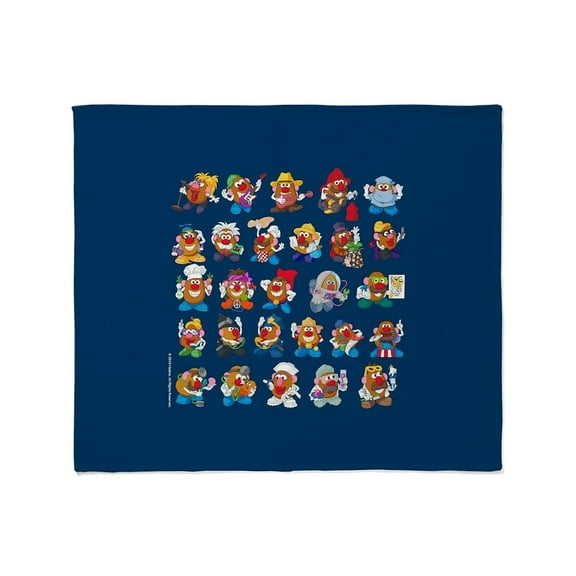 CafePress - Mr. Potato Head Outfits Throw Blanket - Soft Fleece Throw Blanket, 50"x60" for All Ages