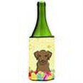thumbnail image 2 of Caroline's Treasures BB1916LITERK "Chocolate Labrador Easter Egg Hunt" Wine Bottle Hugger Koozie, 750ml, Multicolor, 2 of 2