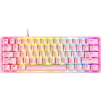 Razer Huntsman Mini 60% PC Gaming Wired Keyboard, Clicky Optical Switch, Quartz Pink