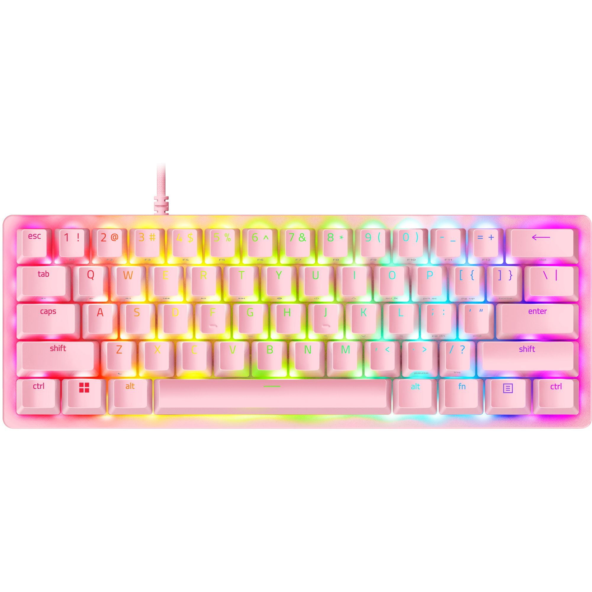 Razer Huntsman Mini 60% Optical Gaming Keyboard, Clicky Switch, Quartz
