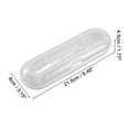 thumbnail image 3 of Unique Bargains Portable Electric Toothbrush Travel Case for Philips for Sonicare for Oral-B Pro for iO and Other Electric Toothbrush Clear, 3 of 6