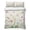 Green Pink, variant on Full Quilt Set 78''x90'', Vintage Flower Lightweight Bedspread Coverlet Set with 2 Pillow Shams, Botanical Wildflower Plant Country Daisy Breathable All Season Quilt Bedding for Bedroom/Guest Room