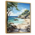 thumbnail image 2 of Designart "Blissful Beaches in Thailand I" Nautical & Beach Floater Framed Canvas Print, 2 of 7