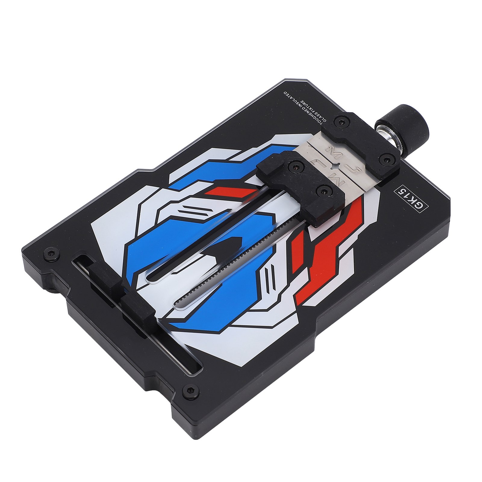 M Buder GK15 Cell Phone Motherboard Chip Clamp, Multi-Function PCB Holder & Back Glass Demolition Frame Removal Repair Fixture Tool (5.75 in / 14.6 cm)