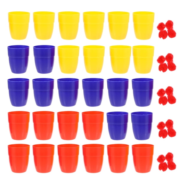 Kit de 30 piezas: Vasos y bolas de mago - Accesorio de truco de magia para niños y adolescentes - Set de magia para fiestas de cumpleaños y reuniones familiares