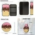 thumbnail image 7 of Pzuqiu 14 Pcs Automotive Seat Cover Accessories Ice Cream Pattern Front Back Car Seat Covers Auto Steering Wheel Center Console Cushion Pad Seat Belt Headrest Coasters Key Chain Breathable, 7 of 7