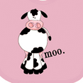 thumbnail image 4 of Inktastic Cow-moo. Boys or Girls Baby Bib, 4 of 4